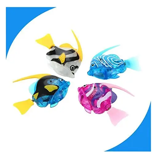 

Random Color Electronic Simulation Fish Children Bathing Water Toys Battery Powered Swim Robotic Cat Playing Supplies Decoration