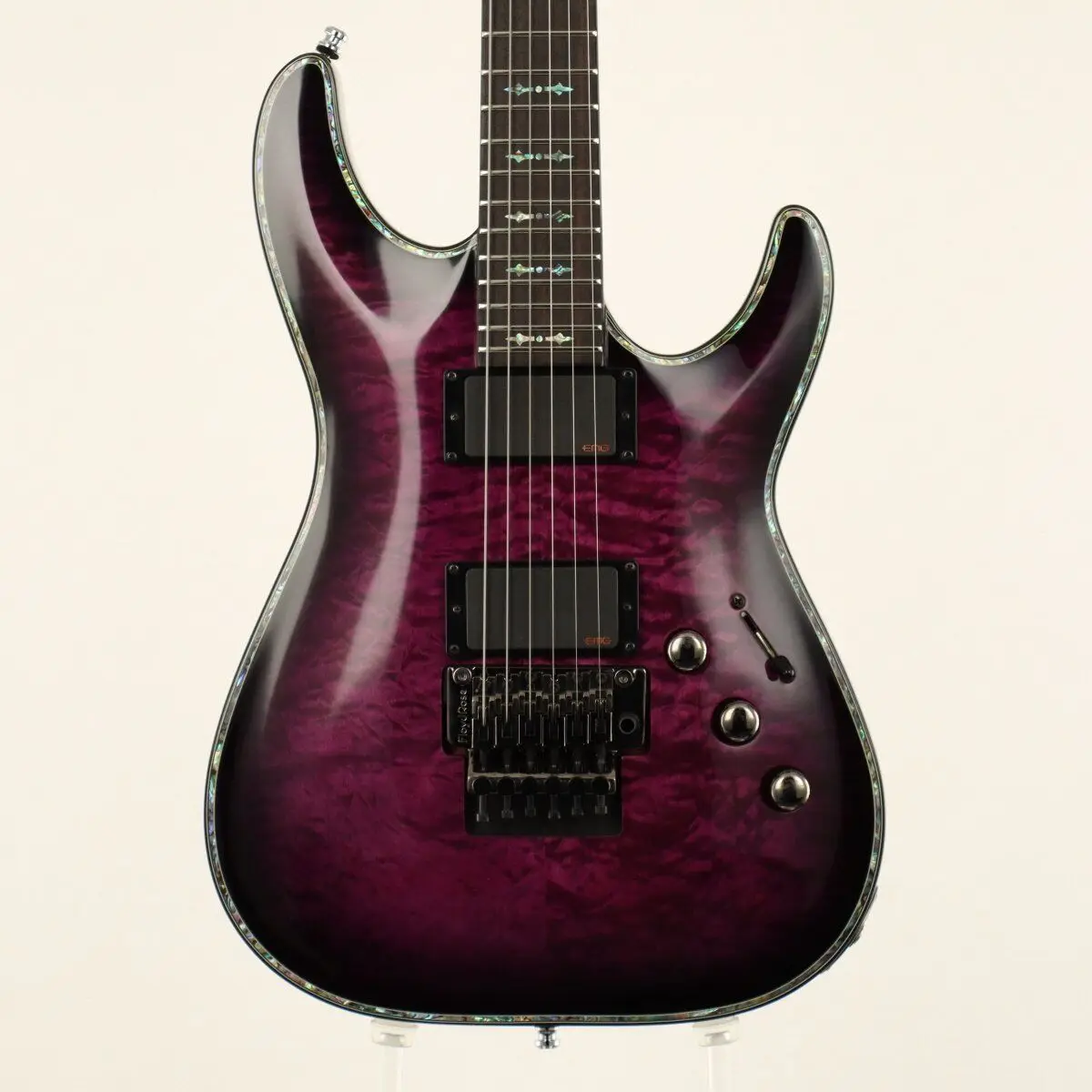 

SCHEC TER AD-C-1-FR-HR Trans Purple Burst Electric Guitar