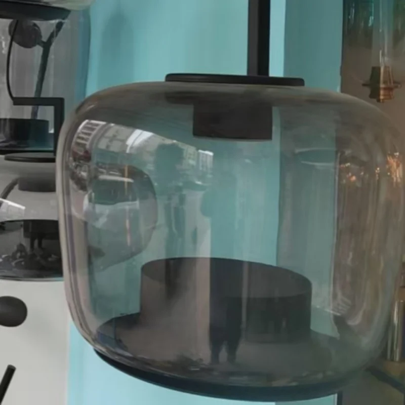 Скандинавский минималистичный художественный светодиодный стеклянный подвесной светильник для ресторана, персонализированный прикроватный светильник для спальни, кафе, бара, отеля, украшение дома