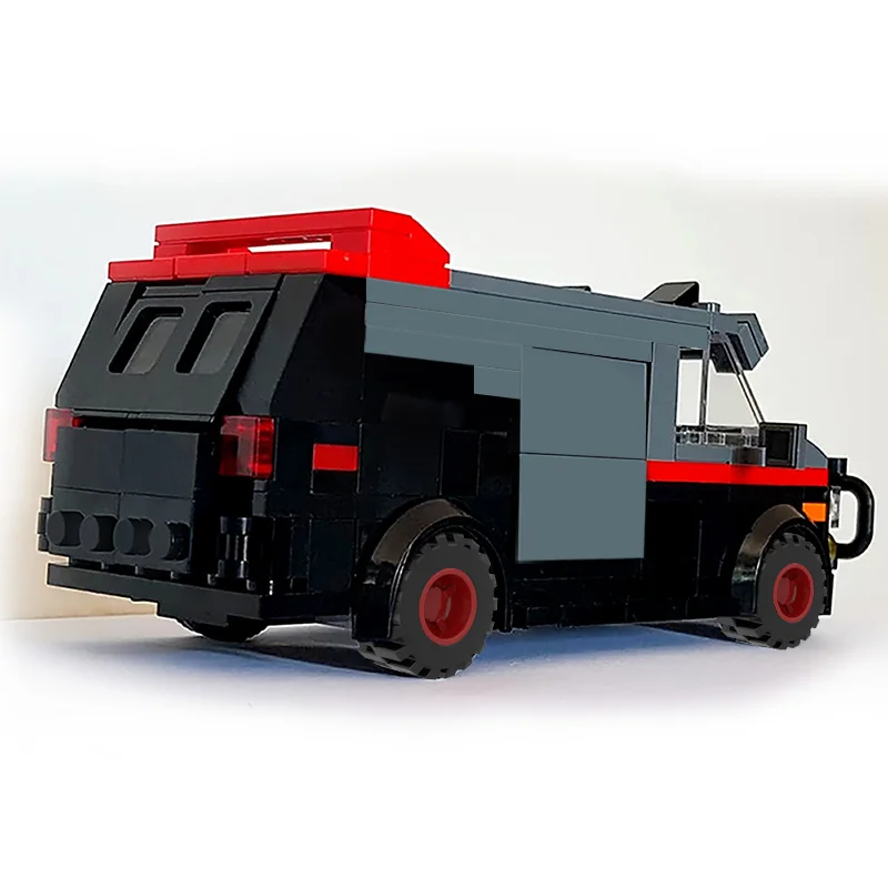 Buildmoc A-team Van Mini-fig Специальная Машина Пожарная Строительные Блоки Игрушка