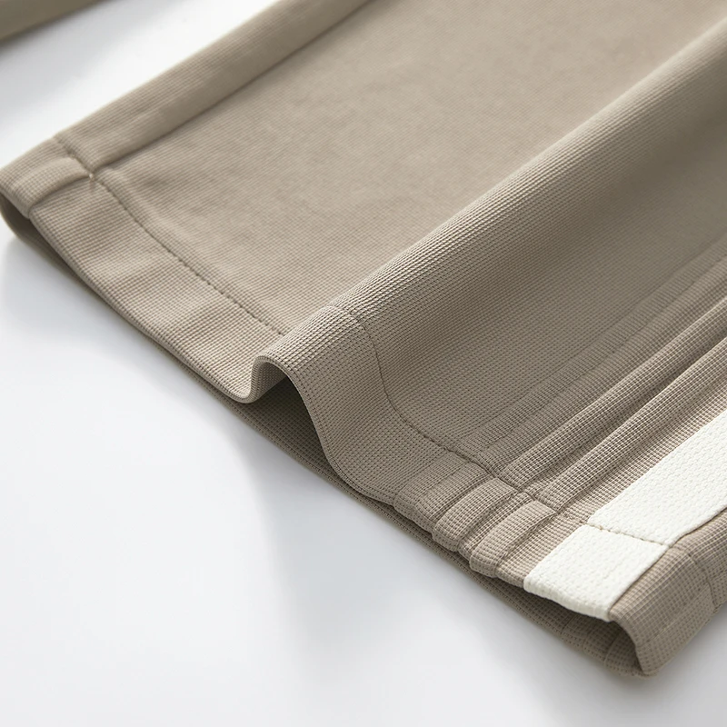 Мужские полосатые прямые брюки спортивные широкие свободные повседневные в пол