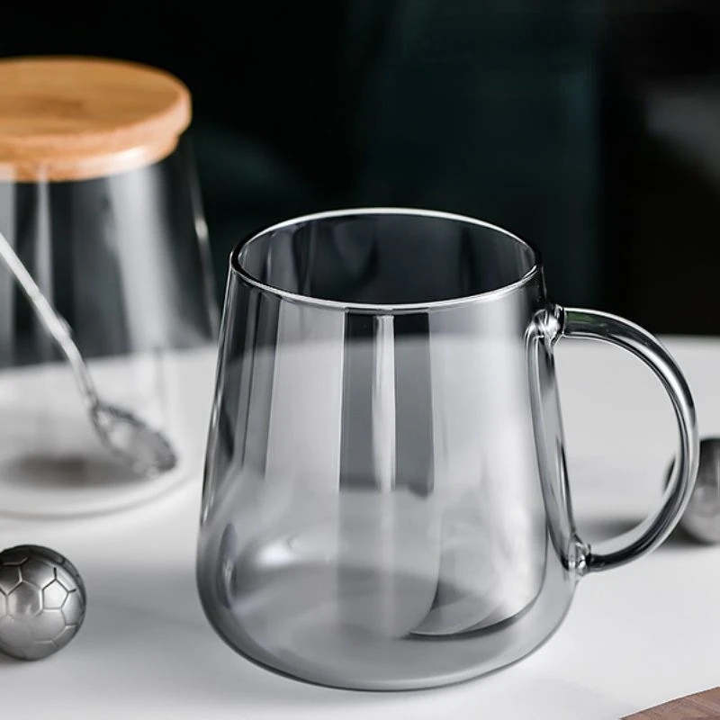

Electroplated Glass Mugs Colorful Shiny Glass Cup Simple Style Coffee Cup High Temperature Resistant Simple Milk Tea Cup Sale
