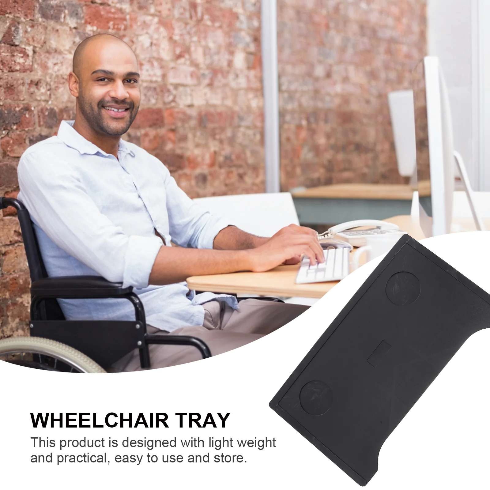 

Wheelchair Tray Table Cup Holder Desk Walker Accessories Lap Detachable Trays Eating Universal Anti Reading Fall Basket Bed