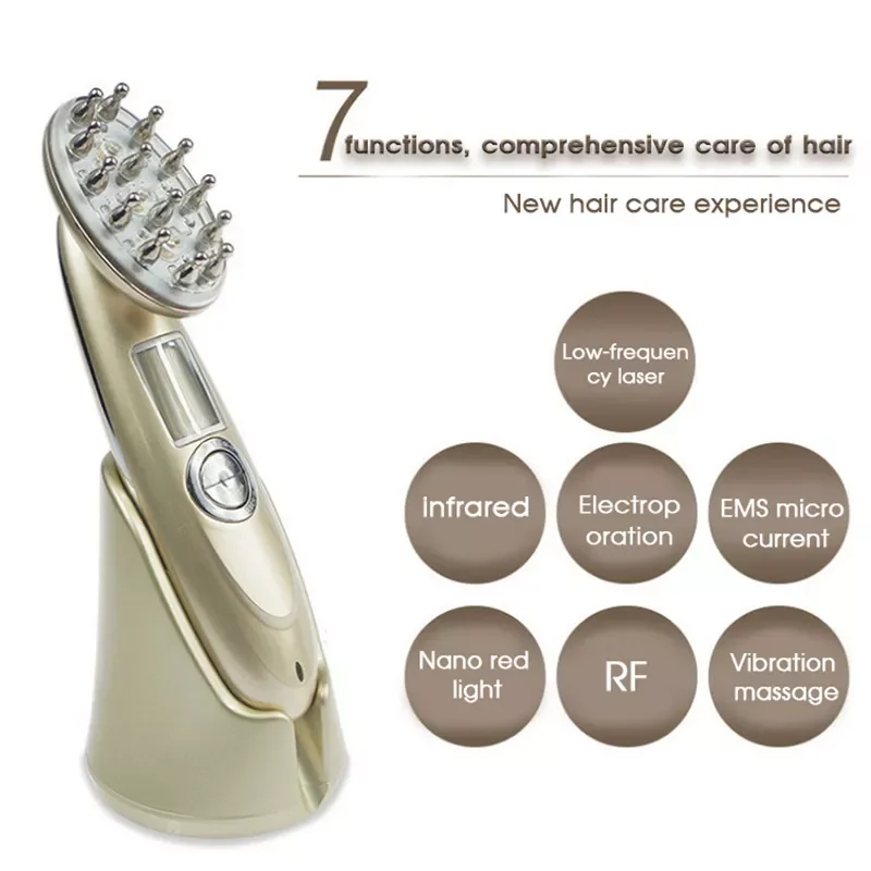 

Laser Hair Growth Care Treatment Apparatus Hair Massage Comb Equipment Electric Hair Brush Anti Hair Loss Therapy Tool