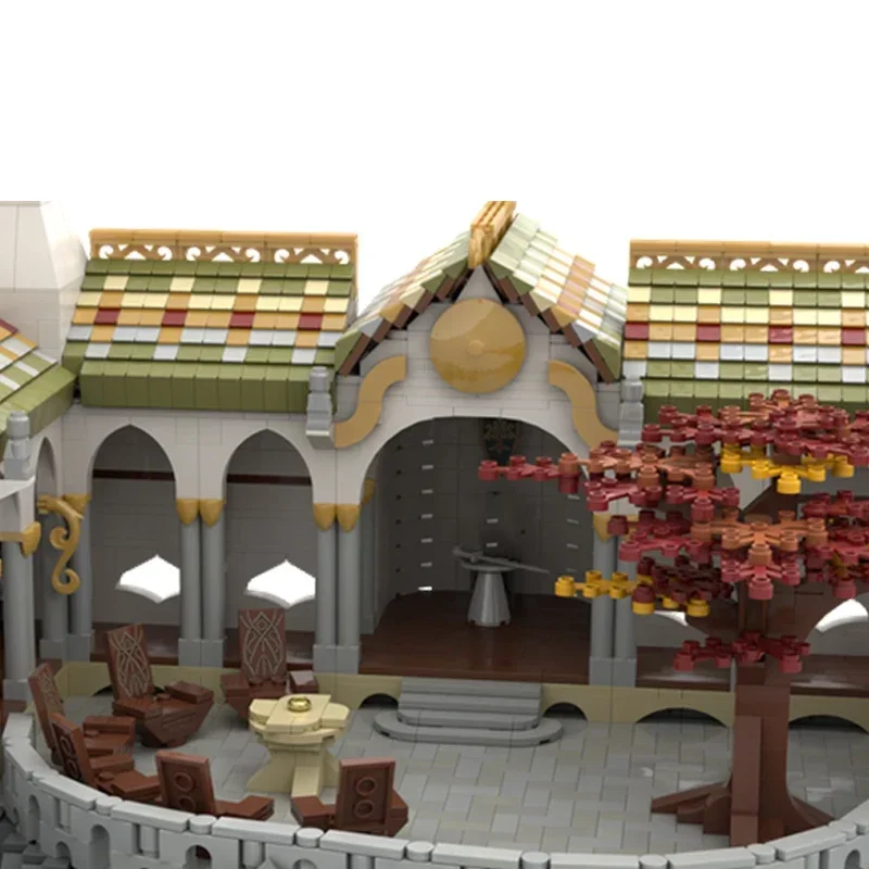 Конструктор Король колец Moc Модульные строительные блоки конструктор Совет