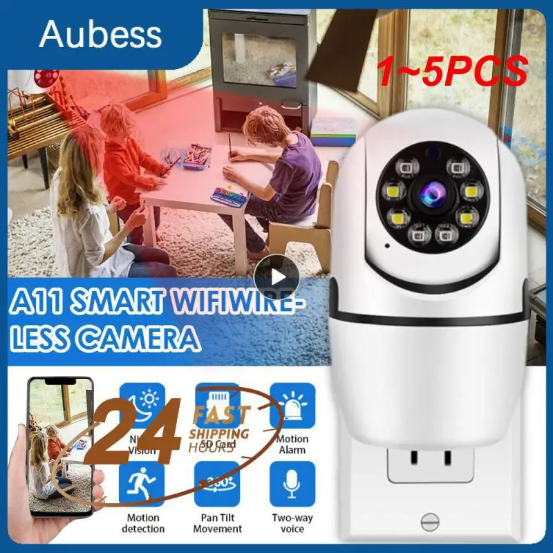 

1~5PCS Garage Camera Two-way Intercom Home Surveillance Camera 1080p Infrared Night With Fill Light Wireless Camera