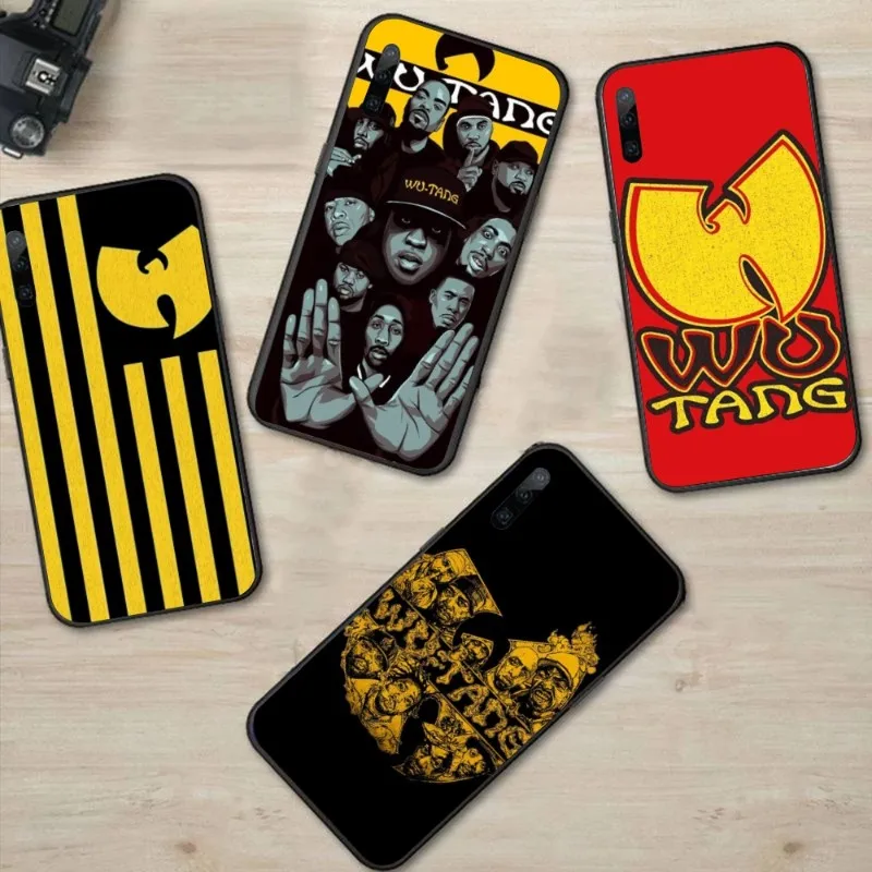 Чехол для телефона Rapper W-wWu TangG-g для Huawei P50 P40 P30 Pro Lite P Smart 2021 2019 Magic 3, мягкий черный чехол для телефона