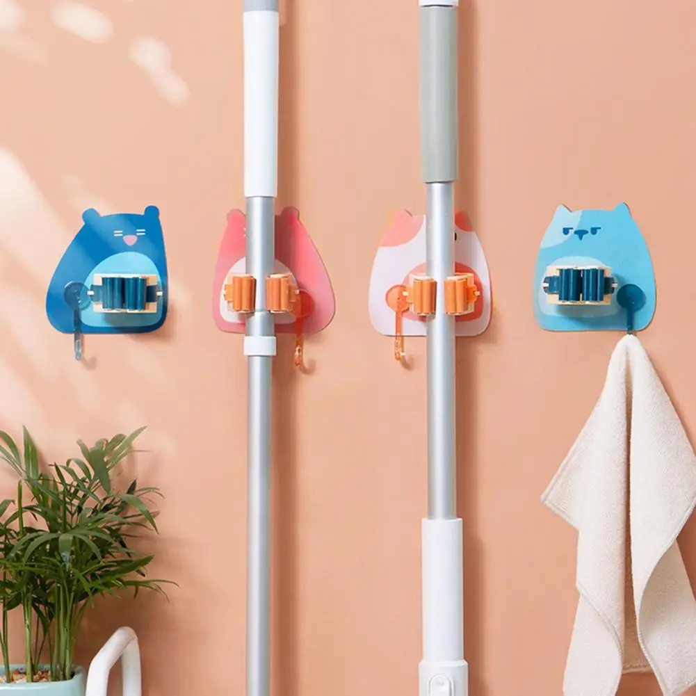 

Wide Application PVC Scratch Resistant Mop Hanging Hook for Kitchen