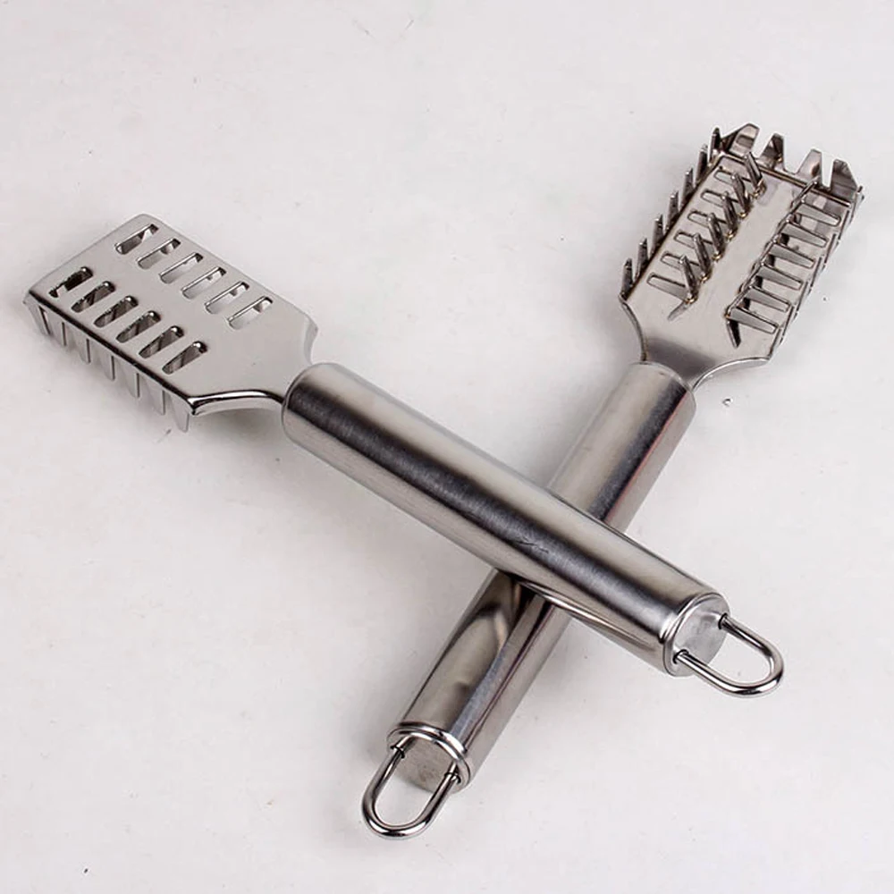

Convenient Stainless Steel Fish Scale Fast Cleaning Peeler Fish Scale Remover Seafood Tools Fish Knife Stainless Kitchen Gadget