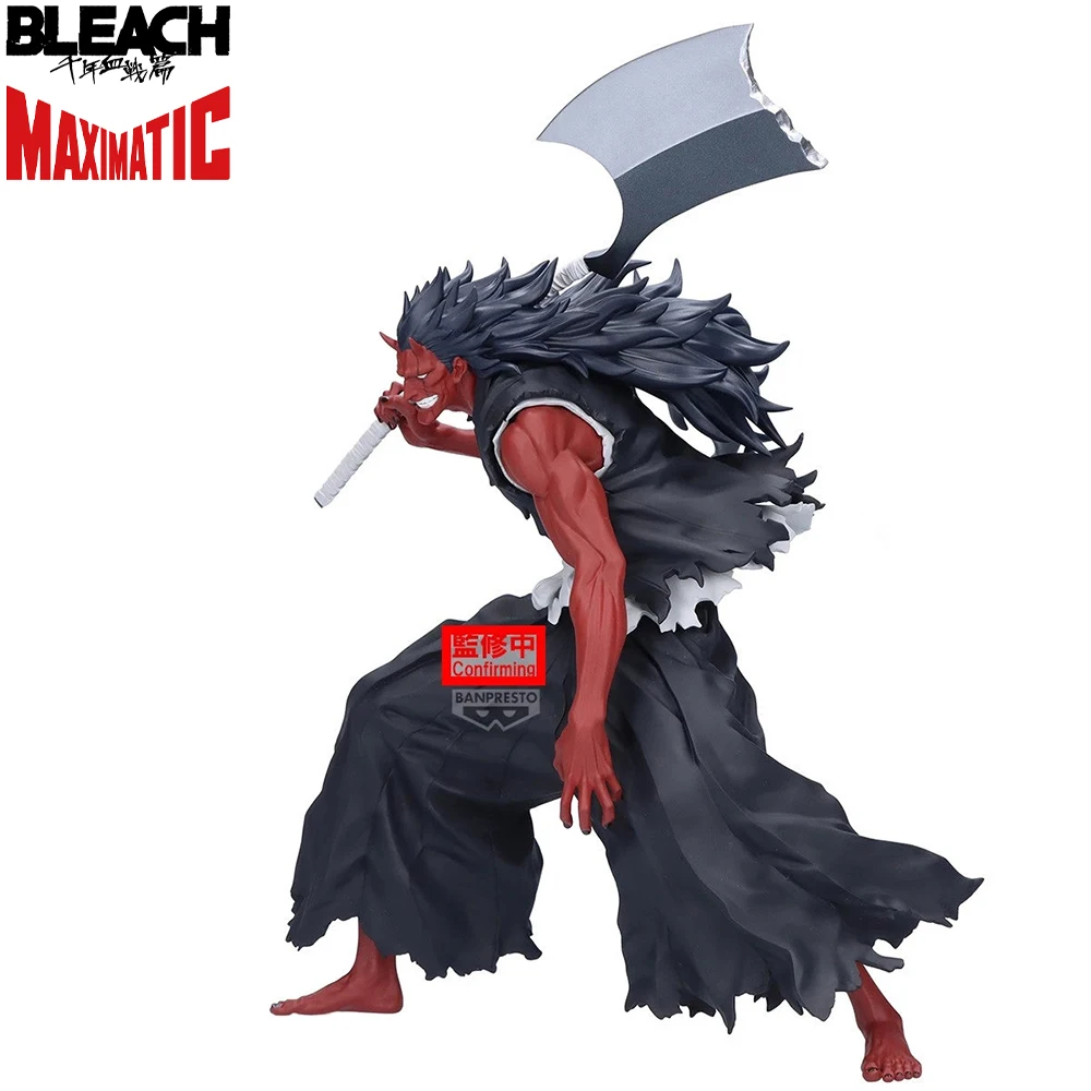 Фото Официальная фигурка BANPRESTO MAXIMATIC BLEACH Кенпачи Зараки в форме Банкай Демона, 24 см, коллекционная модель, подарок. №3