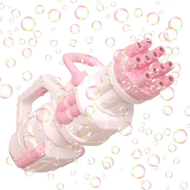 

GatlingBubble Machine Guns Children's Automatic Bubble Machine Vairable Fan Rocket Launcher Outdoor Children's Toys Gifts For Bo