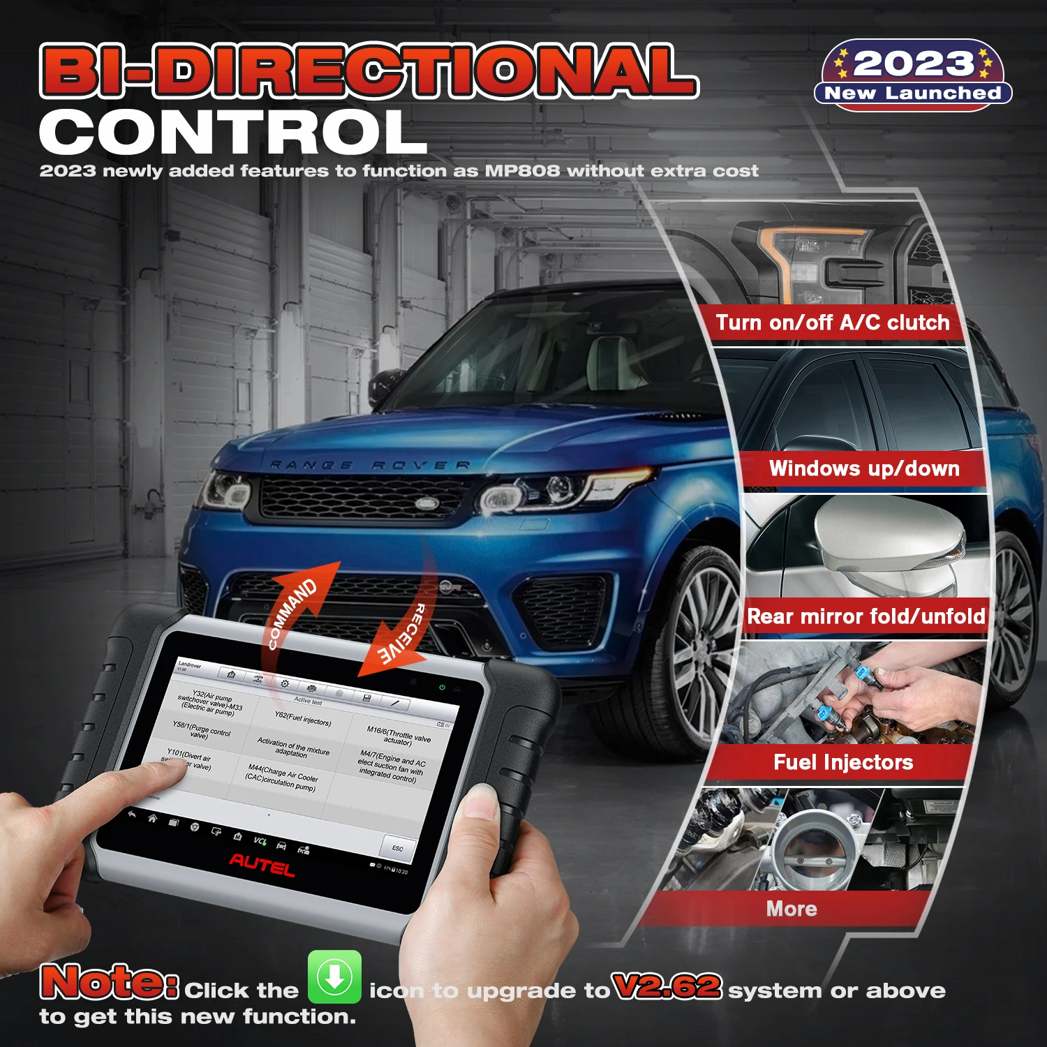 Autel MaxiCOM MK808BT PRO диагностический инструмент Профессиональный OBD2 Автомобильный