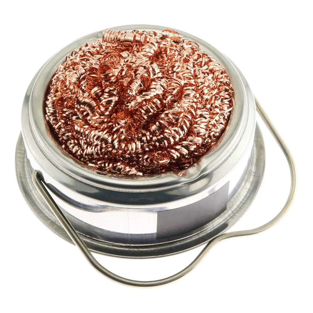 

Набор для чистки наконечников паяльника, чистящий провод и держатель из мягкой спиральной латуни, с 80 шт./лот