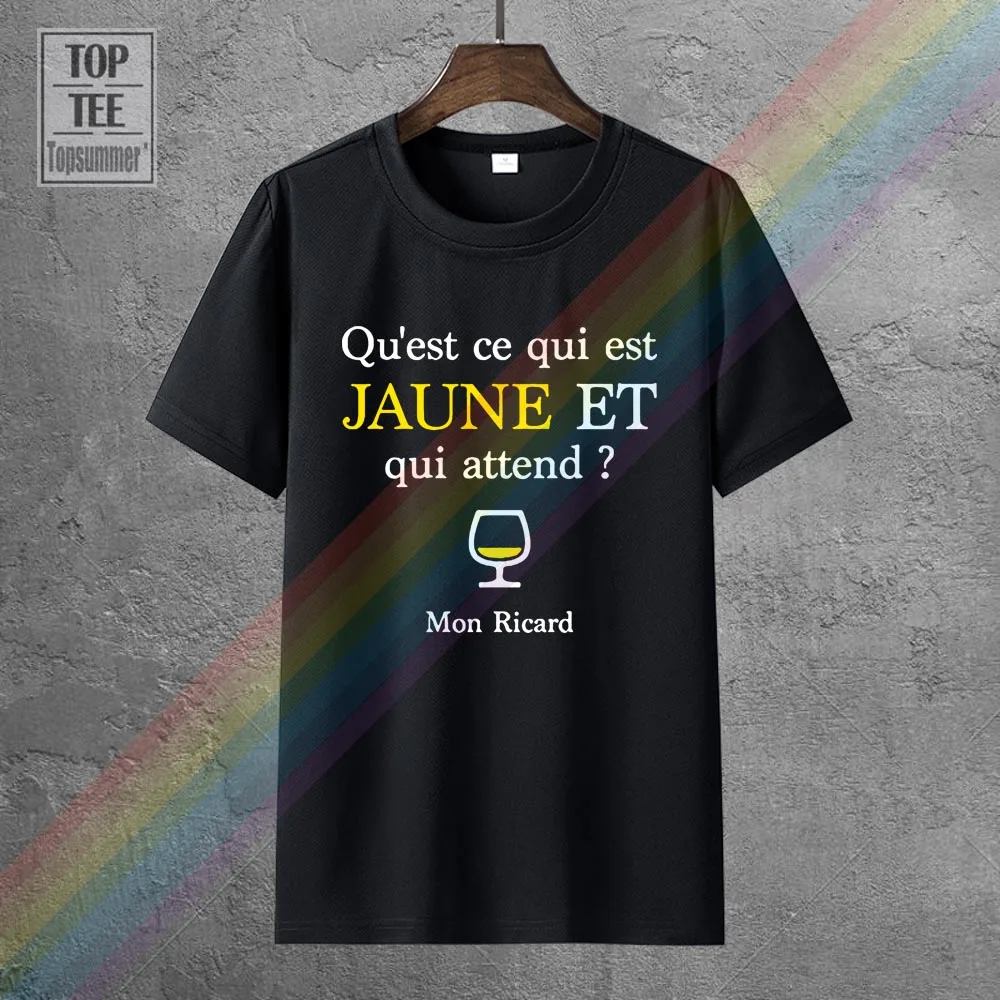 

Men T Shirt Qu est Ce Qui Est Jaune Et Qui Attend Mon Ricard Women t-shirt