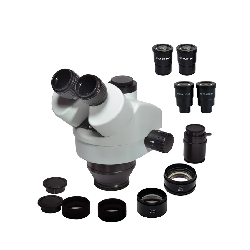 

0.5X/2X Lens 3.5X-180X Optical Trinocular Stereo Microscope