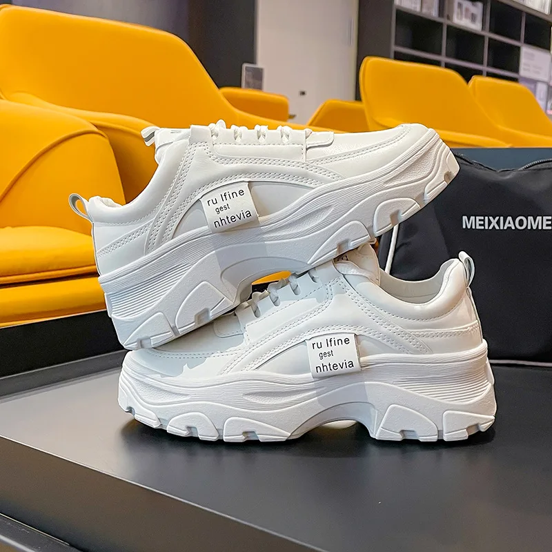 

Fashion Women's Shoes; 2022 Spring New Casual Platform Shoes Student Shoes All-match Sneakers for Women; Small White Shoes