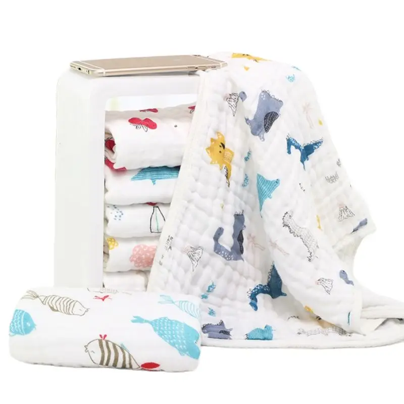 

50*30 детское полотенце, детское банное полотенце для лица, муслиновое детское Хлопковое полотенце для рук, детское газовое полотенце для дет...