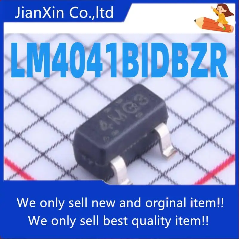 

10pcs 100% orginal new LM4041BIDBZR SOT-23 LM4041 Silkscreen 4MG TI Texas Voltage Reference Chip