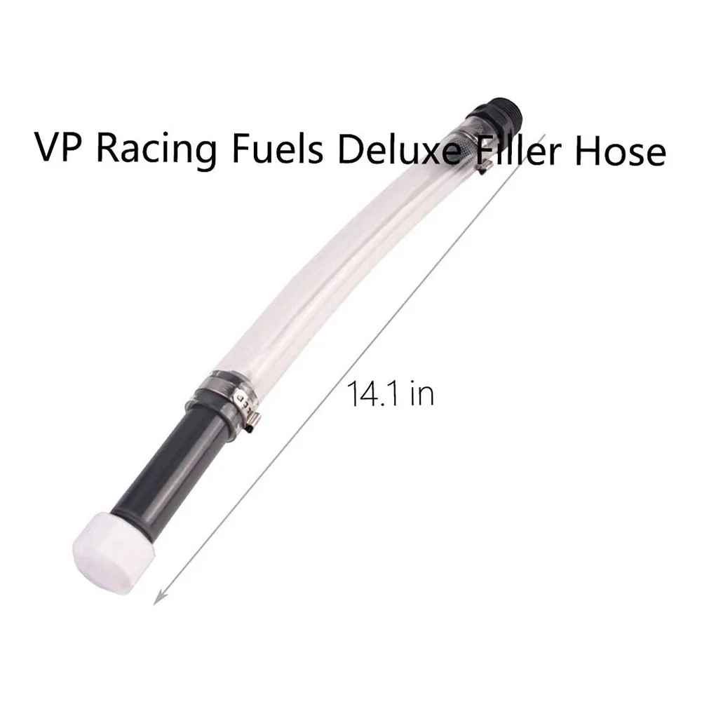 

Racing Fuel Filling Hose For Racing Fuel Tank 5 Gallon Fuel Jug Gas Can VP Racing Fuel Deluxe Cap Filler Hose 14-Inch Hose Kit
