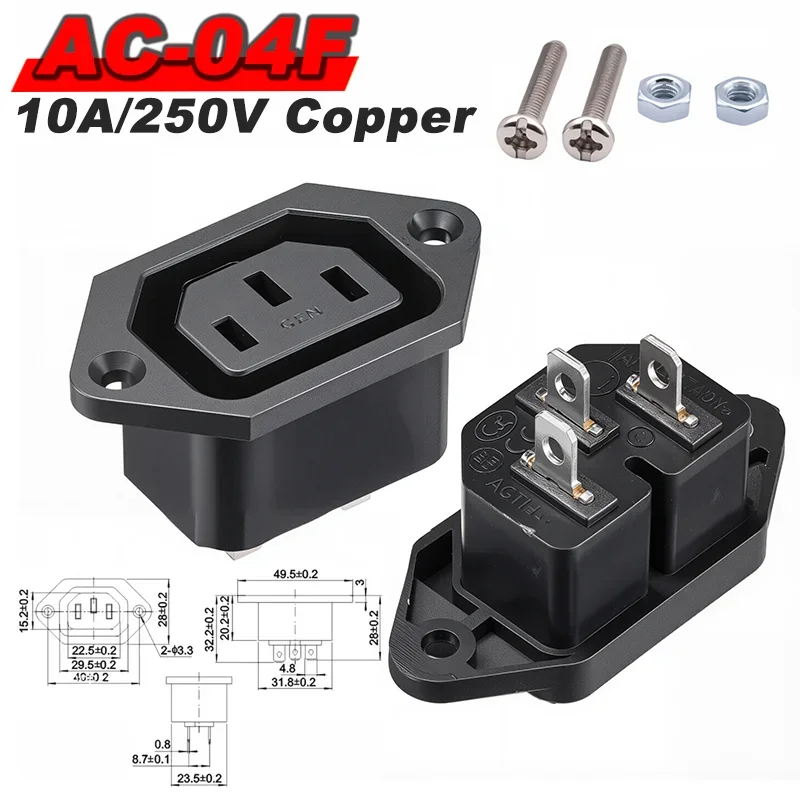 

Переключатель розетки IEC 320 C13 C14 с предохранителем