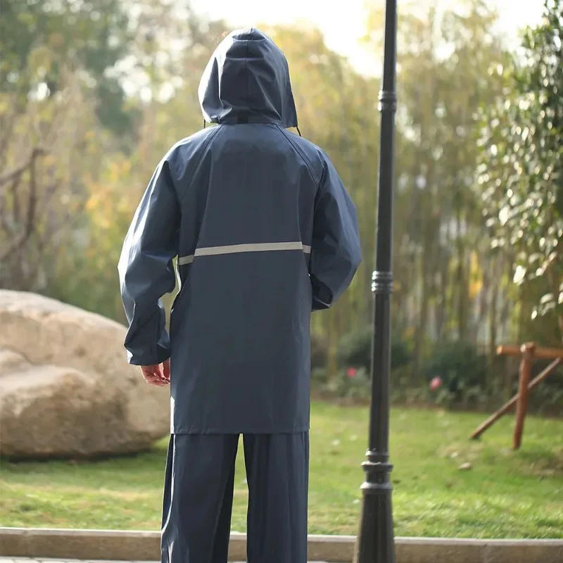 Уличный дождевик для езды на мотоцикле брюки костюм светоотражающая ткань