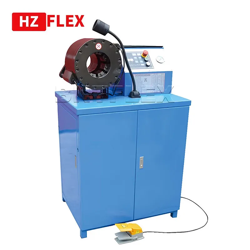 высокоскоростной обжимной пресс для гидравлических шлангов HZ-32B используется