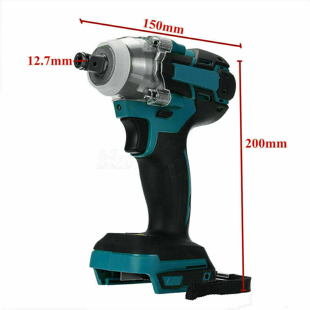 18В бесщеточный Электрический гаечный ключ ударный торцевой 520нм для Makita батарея