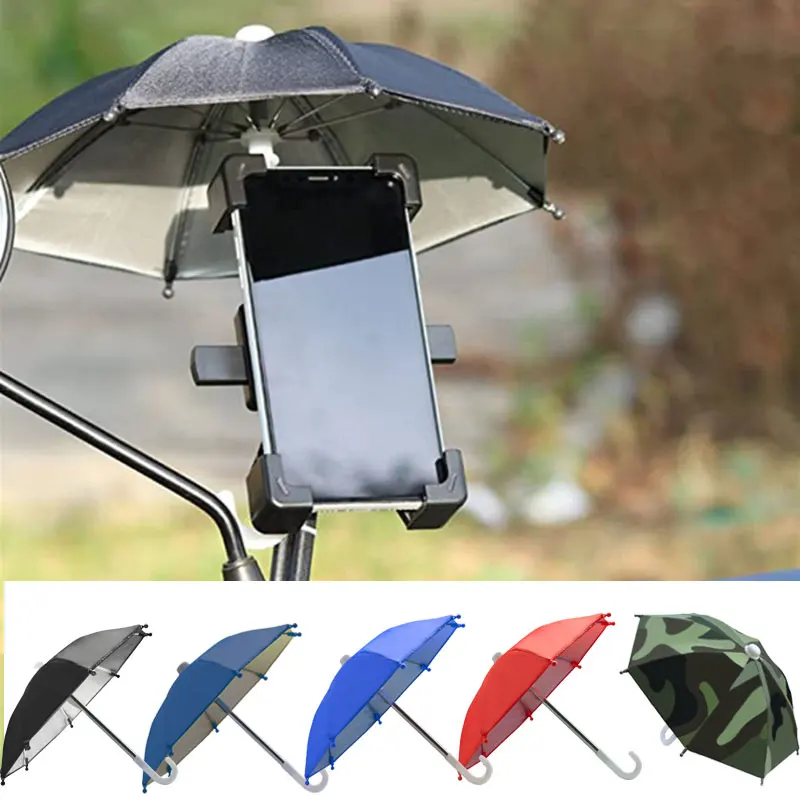 

Водонепроницаемый портативный мини-зонтик для локомотивных двигателей, из сплава, солнцезащитный зонтик для езды на велосипеде, 1 комплект