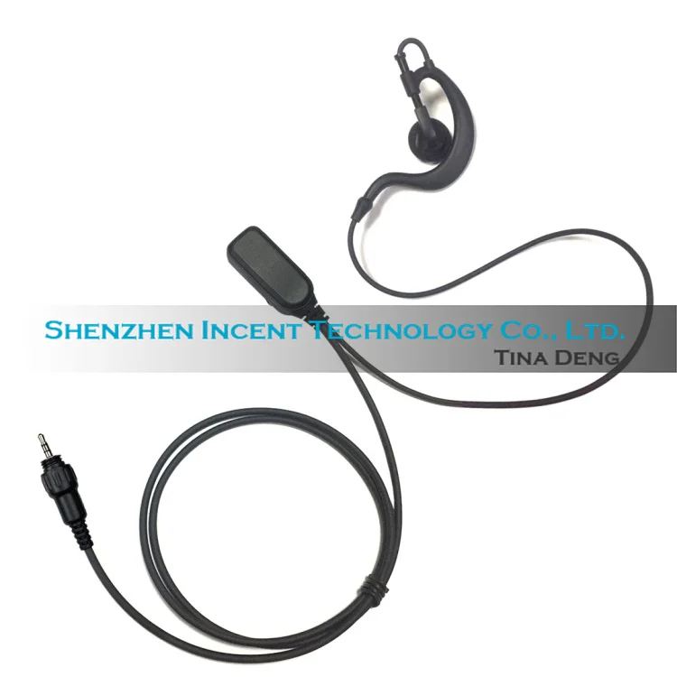 VOIONAIR 20pcs/lot G Shape Ear Hook Earpiece Earphone Headset PTT Mic for Motorola CLP1010 CLP1040 CLP1060 CLP446