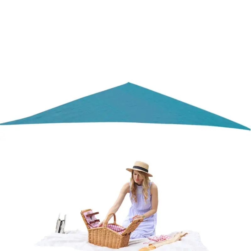 

Triangle Shade Sail Outdoor Shades For Patio Reusable UV Resistant Sun Shade Canopies For Patio Triangle Patio Shade Canopy For