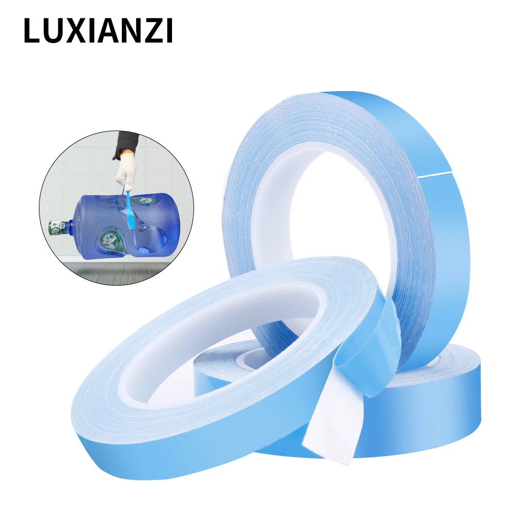 

LUXIANZI 25M Double Side Width Transfer Tape For Chip PCB LED Strip Cooling Heatsink 8-10mmThermal Conductive Adhesive Tapes
