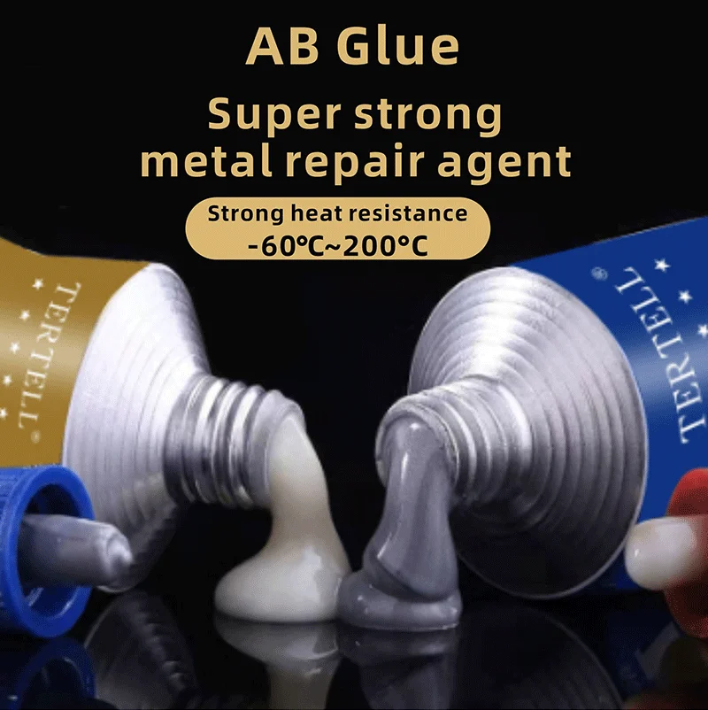 

AB Glue Stainless Steel Aluminum Alloy Metal Repair Radiator Water Tank Strong High Temperature Resistant