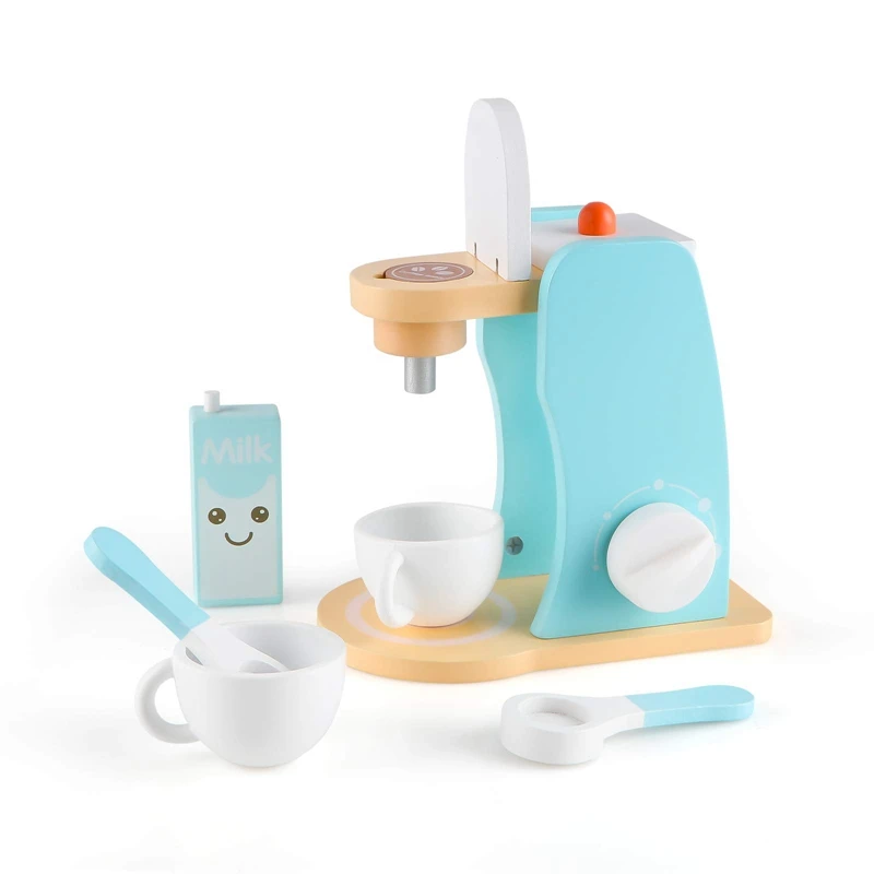 

Children's Puzzle Coffee Machine Toys Wooden House Simulation Toys Coffee Machine Set Toys