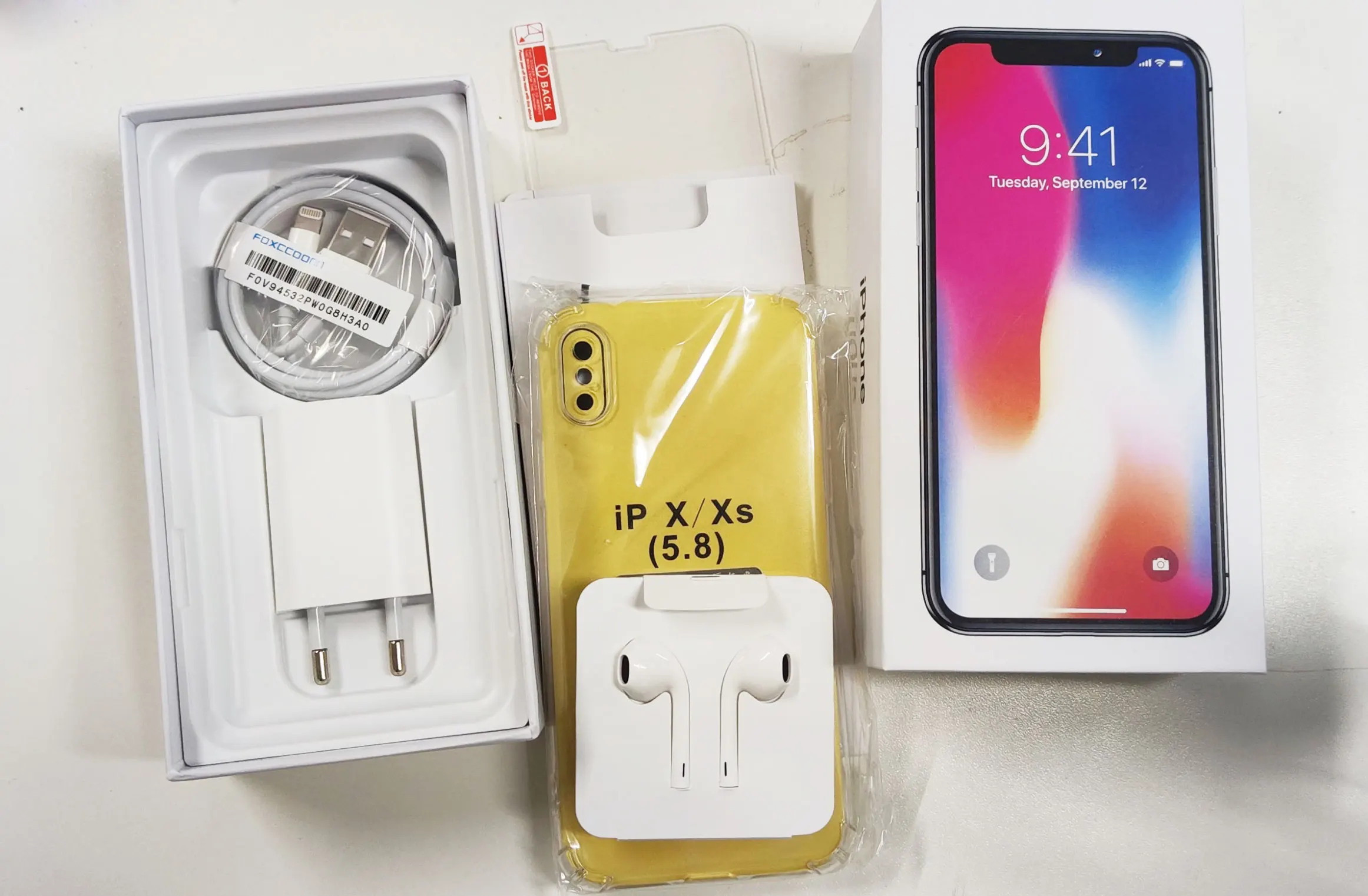 Б/у разблокированный сотовый телефон Apple iPhone X распознавание лица 5 8 дюйма 3 ГБ + 64