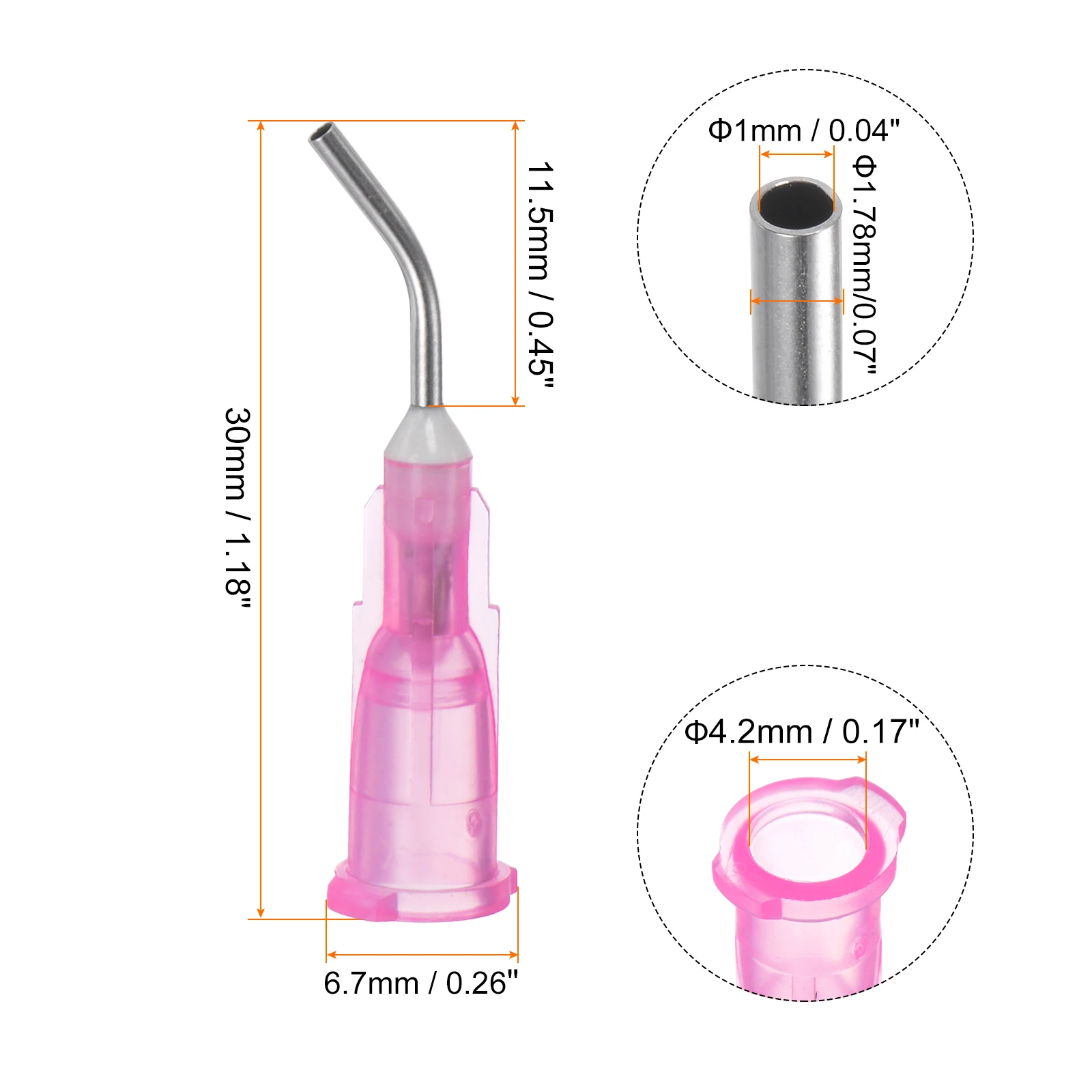 

UXCELL Дозирующие иглы с тупым наконечником для клея