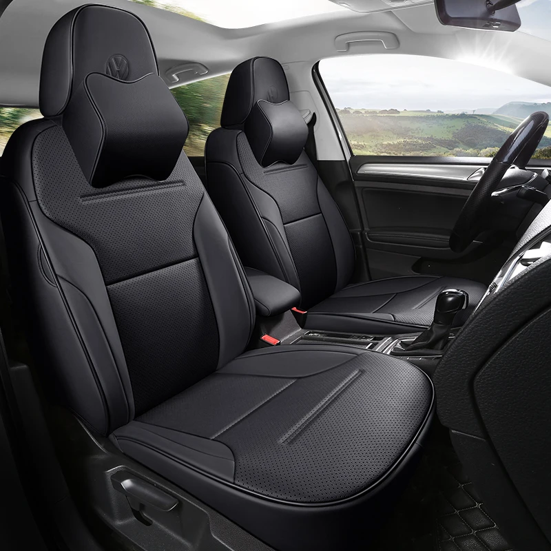 

Car Seat Cover For VW Golf 7 Volkswagen Full Set Styling Auto Genuine Leather Interior Accessories