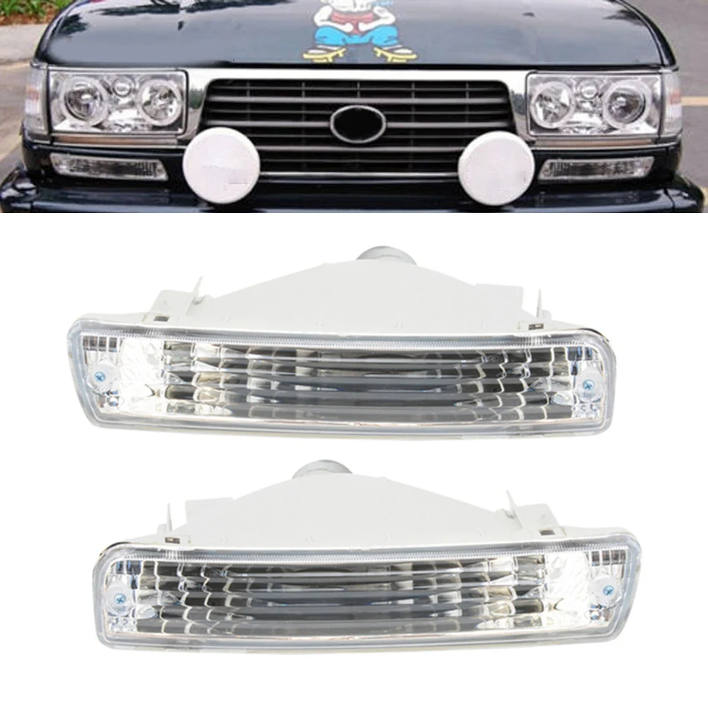 Поворотник переднего бампера автомобиля для Toyota Land Cruiser 80 серии 1991-1998 LC80 FJ80 FZJ80 HDJ80