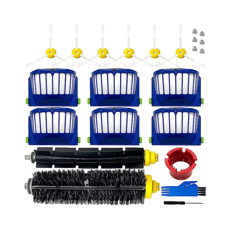 

Suitable For Irobot Roomba Sweeper 600 Series Parts 595/650/528/620 Side Brush Roller Brush Filter Cleaning Tool