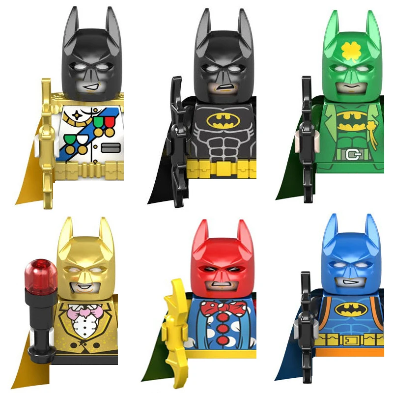 

KSZ720 DC Movie Anime Figure Batman Mini Plastic Doll Building Block Assembly Toys Children's Toys Christmas Birthday Gifts