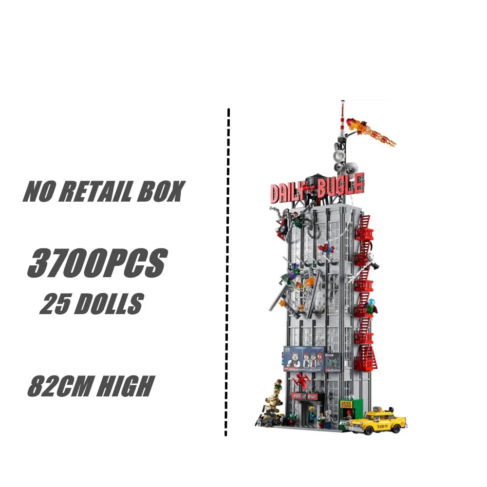 

Disney Avenger Tower Mini DOLLS Irons Spiders Heroes Figures Daily Bugle Tower Mans Model Building Blocks Bricks Kid Toy Gift