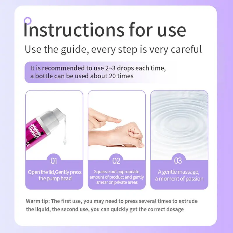 Әйелдер оргазмын ынталандыруға арналған Durex немесе гель