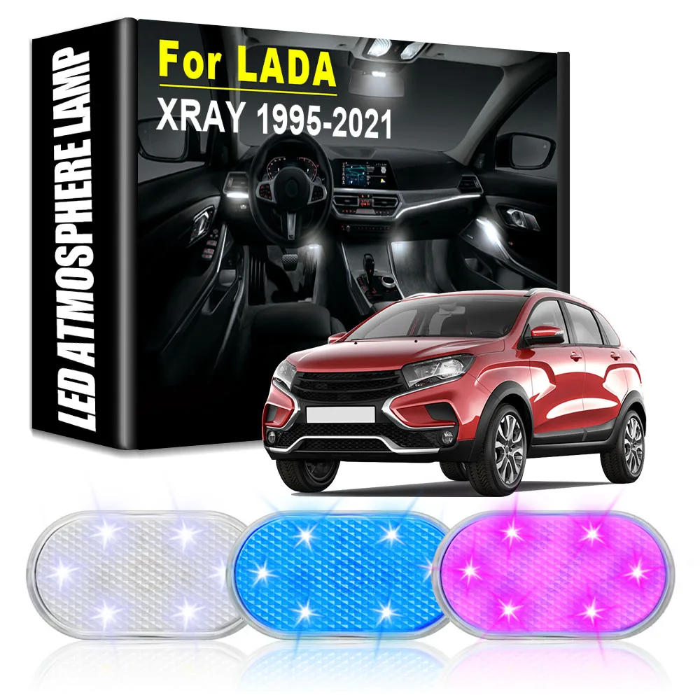 

Car LED Atmosphere Lights Car Rechargeable Touch led Lamps Automotive Goods Car Accessories Auto Tools for LADA XRAY-1995-2021