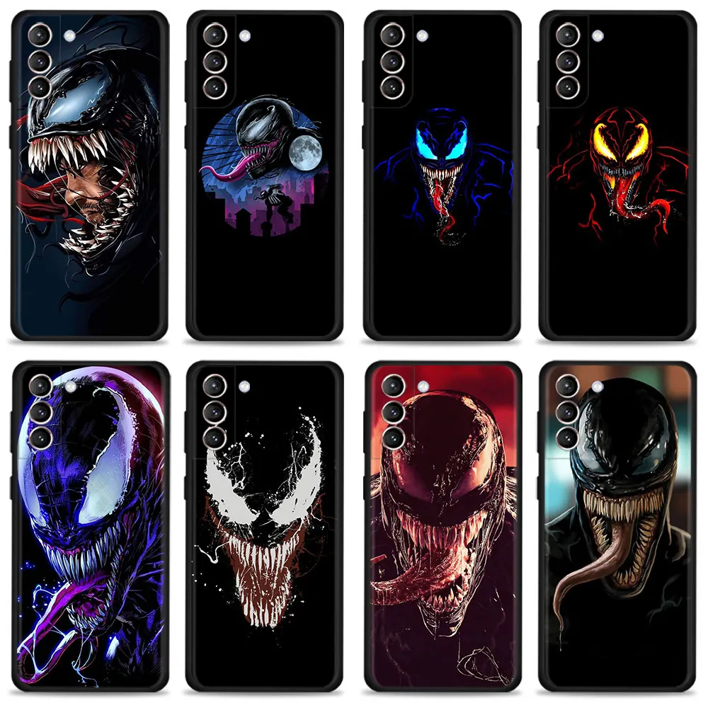 

Phone Case for Samsung Galaxy S21 S20 FE S22 Ultra S10 S9 Plus S10e S8 Note 20Ultra 10Plus Silicone Cover Marvel movie Venom