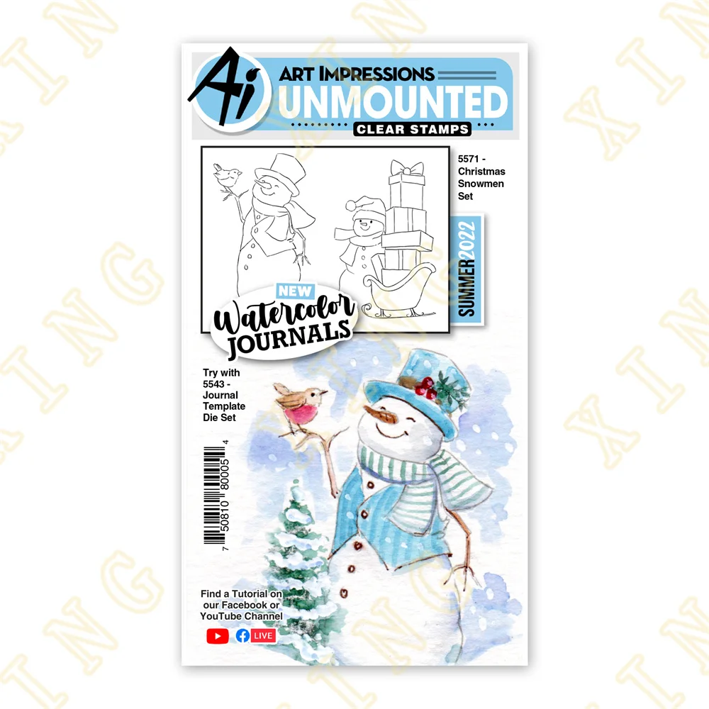 

Christmas Snowmen Metal Cutting Dies Clear Stamps Mold Decoration for Diy Scrapbook Paper Craft Knife Mould Hot 2022 New Arriva