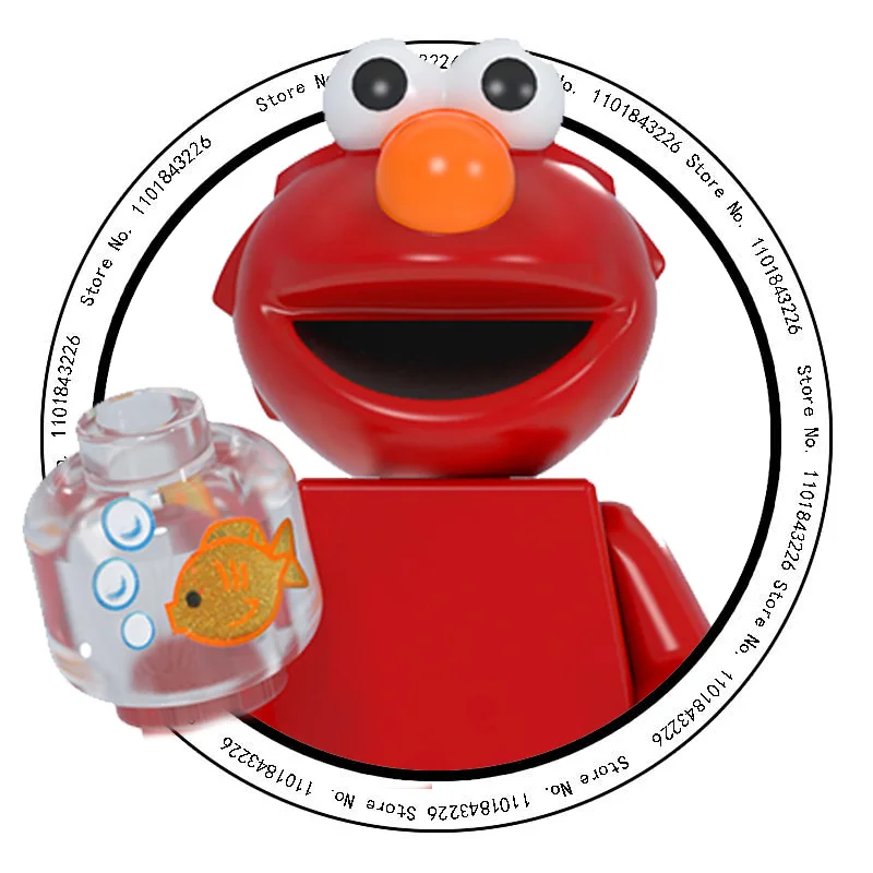 Лидер продаж 2024 игрушки LG1003 конструктор Улица Сезам миниатюрные фигурки