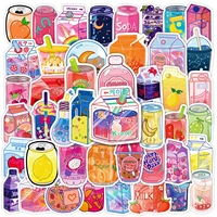 103052pcs new ins cartoon drink stickers for phone skateboard travel guitar laptop car cartoon sticker decal childrens toy
