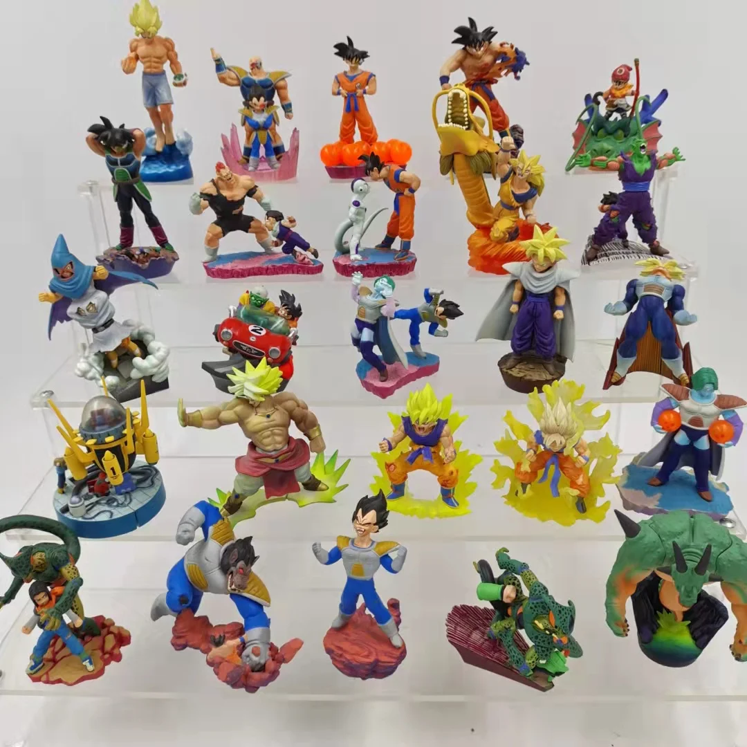 

Bandai Genuine Dragon Ball LOGBOX Frieza Vegeta VS Zarbon Dragon Fist Goku Piccolo Figure Model Old Product Some Minor Flaws