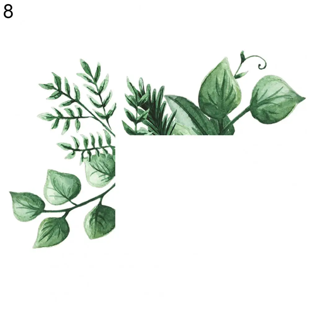 

Настенная наклейка на выключатель ПВХ зеленый лист