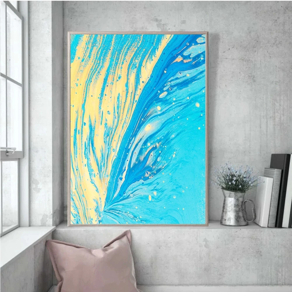 

Abstract Canvas Painting Color Graffiti Artwork Poster Prints No Framework Picture Wall Home Decor Modern for Bedside Background