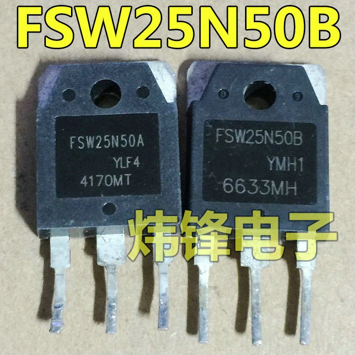 

10pcs FSW25N50A FSW25N50B FSW25N50 TO-3P In Stock